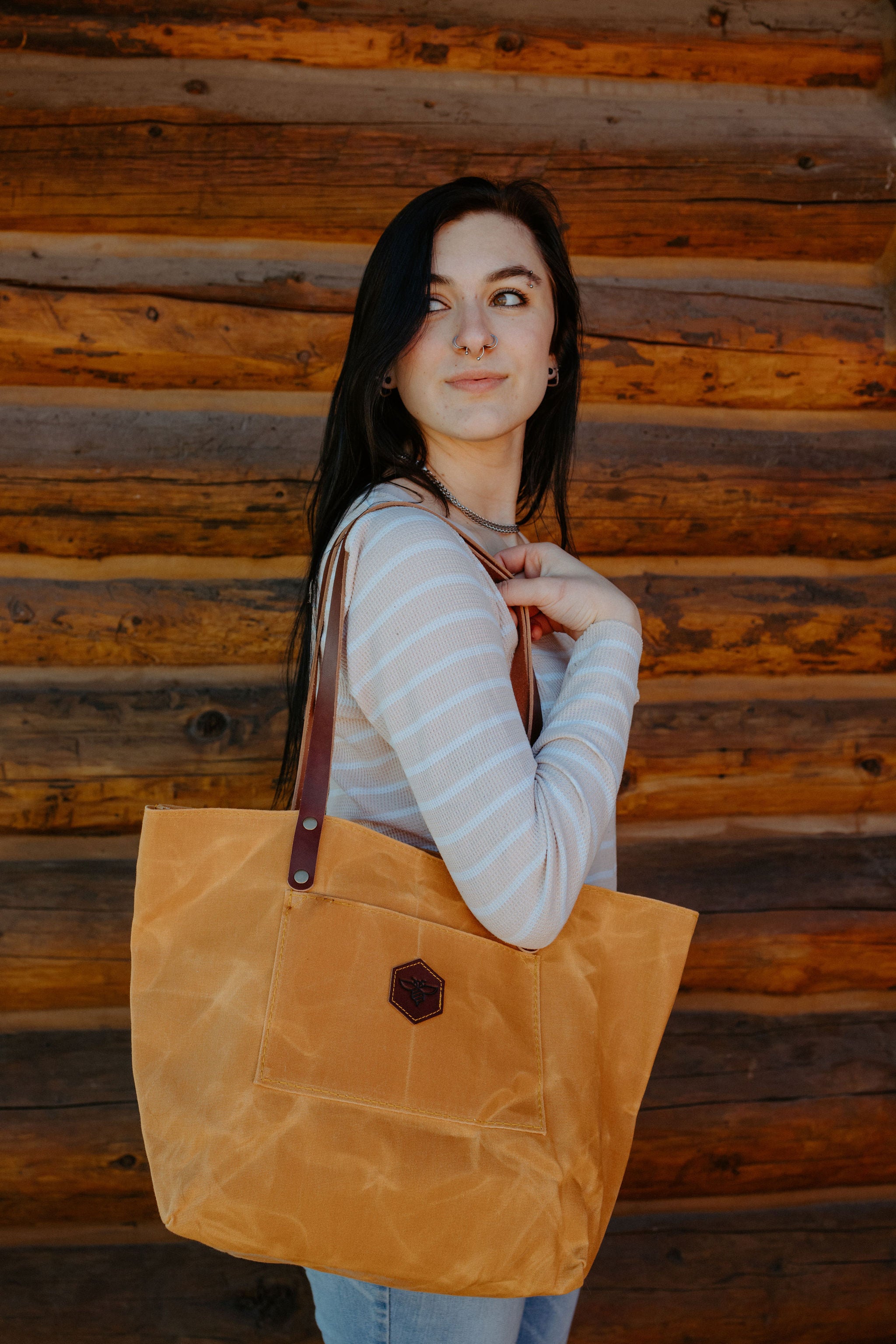 Market Tote, Leather Bags for Women